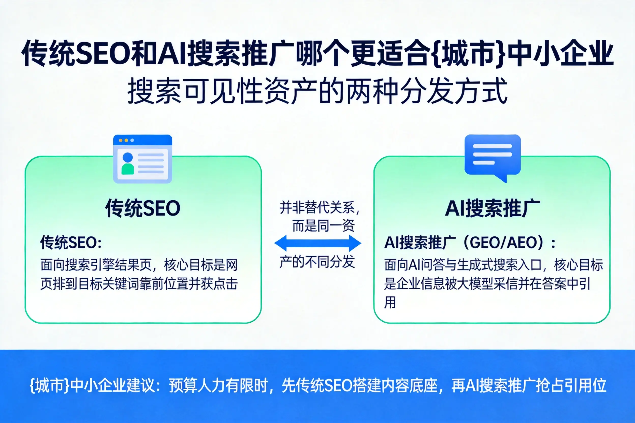 传统SEO和AI搜索推广哪个更适合长治中小企业
