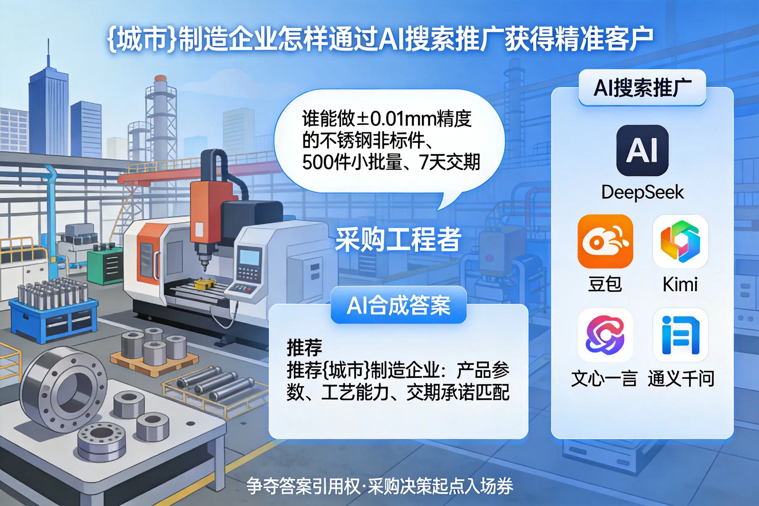 长治制造企业怎样通过AI搜索推广获得精准客户