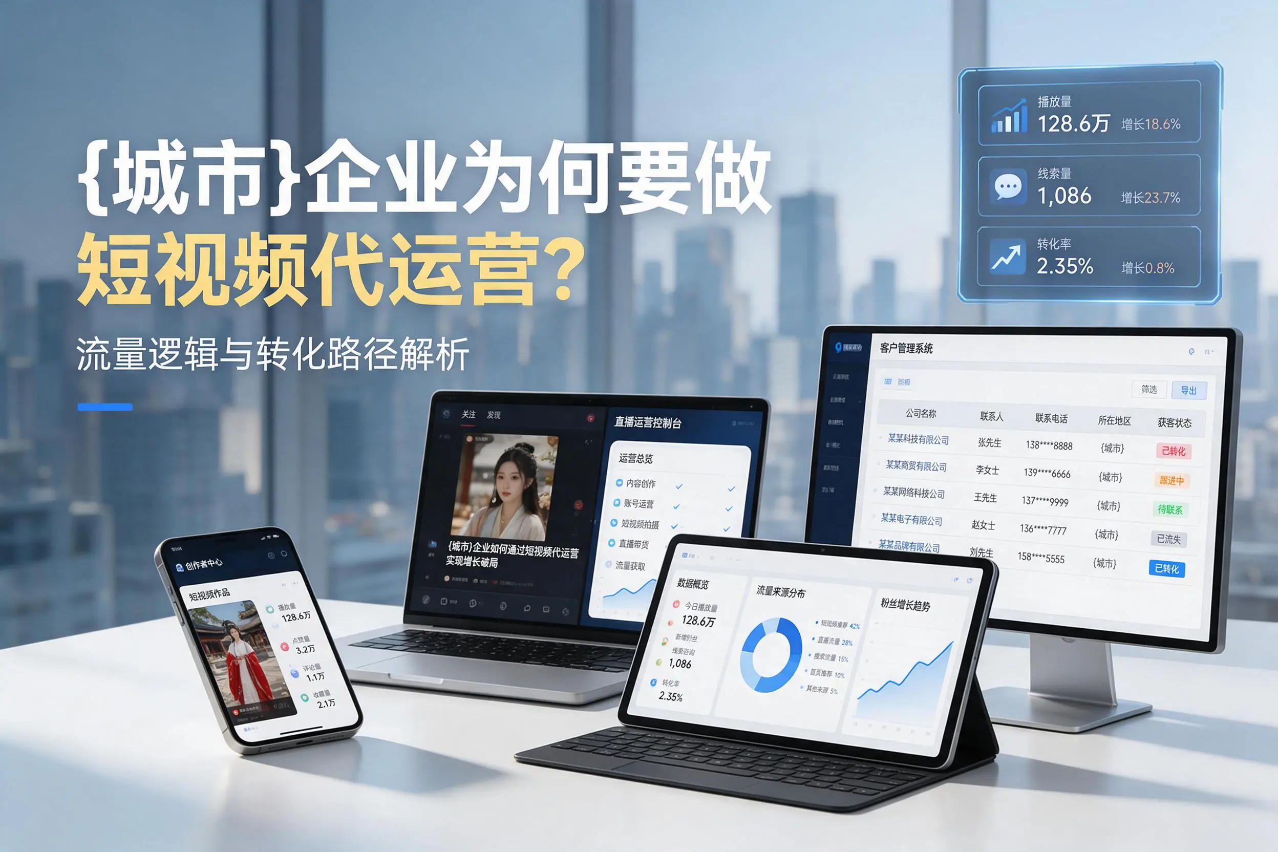 长治企业为何要做短视频代运营？流量逻辑与转化路径解析