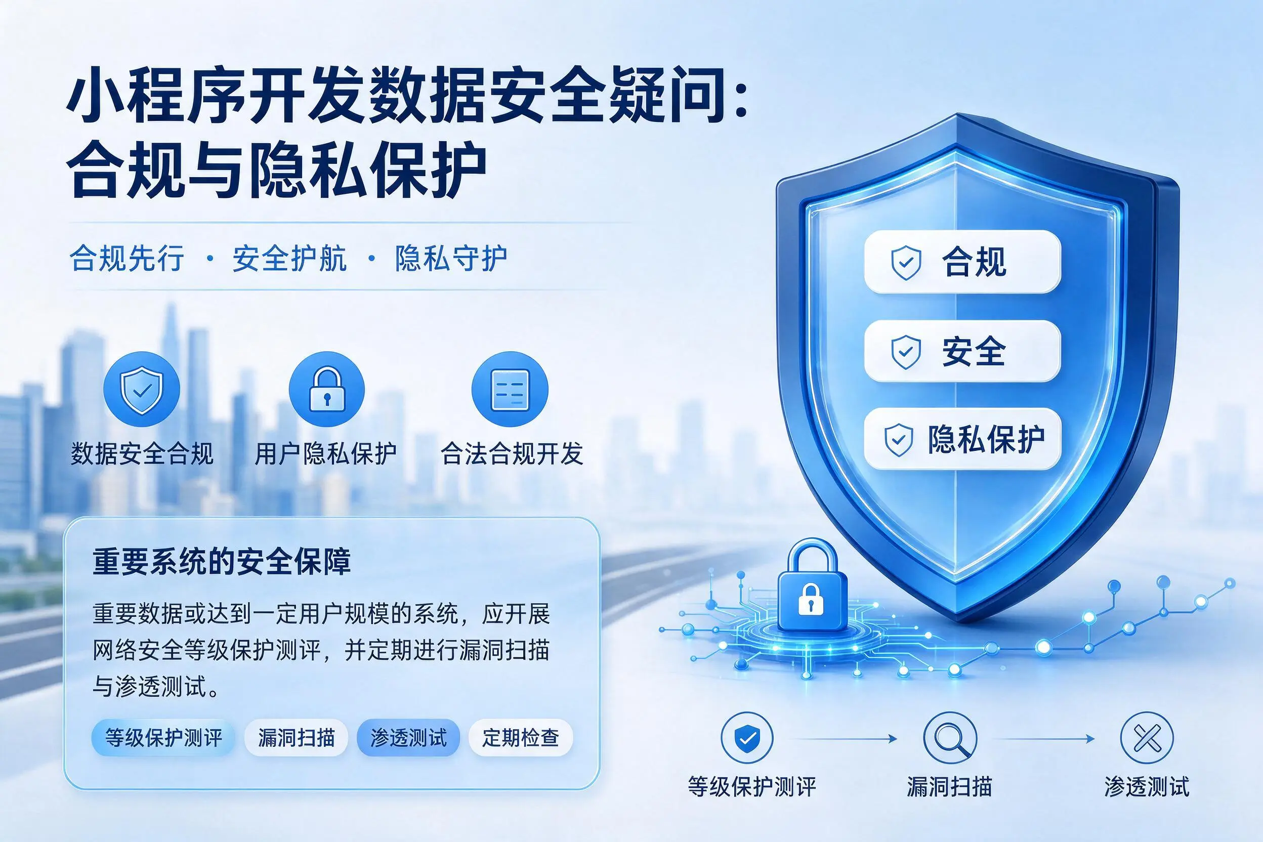 长治小程序开发数据安全疑问：合规与隐私保护
