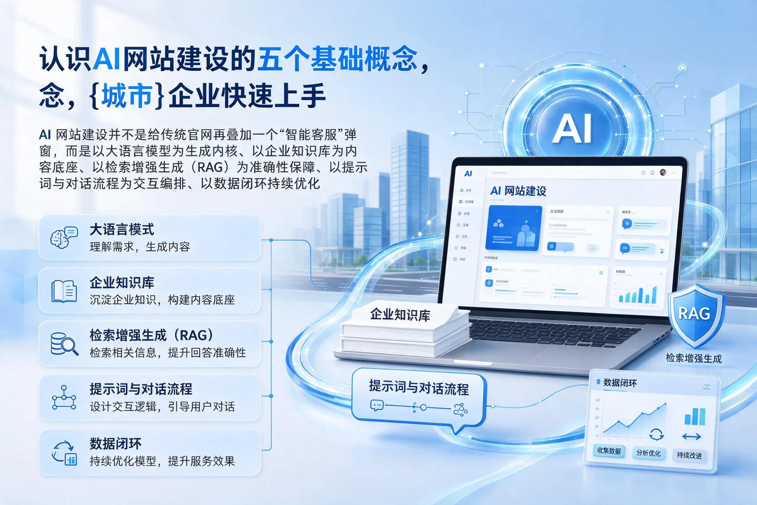 认识AI网站建设的五个基础概念，长治企业快速上手