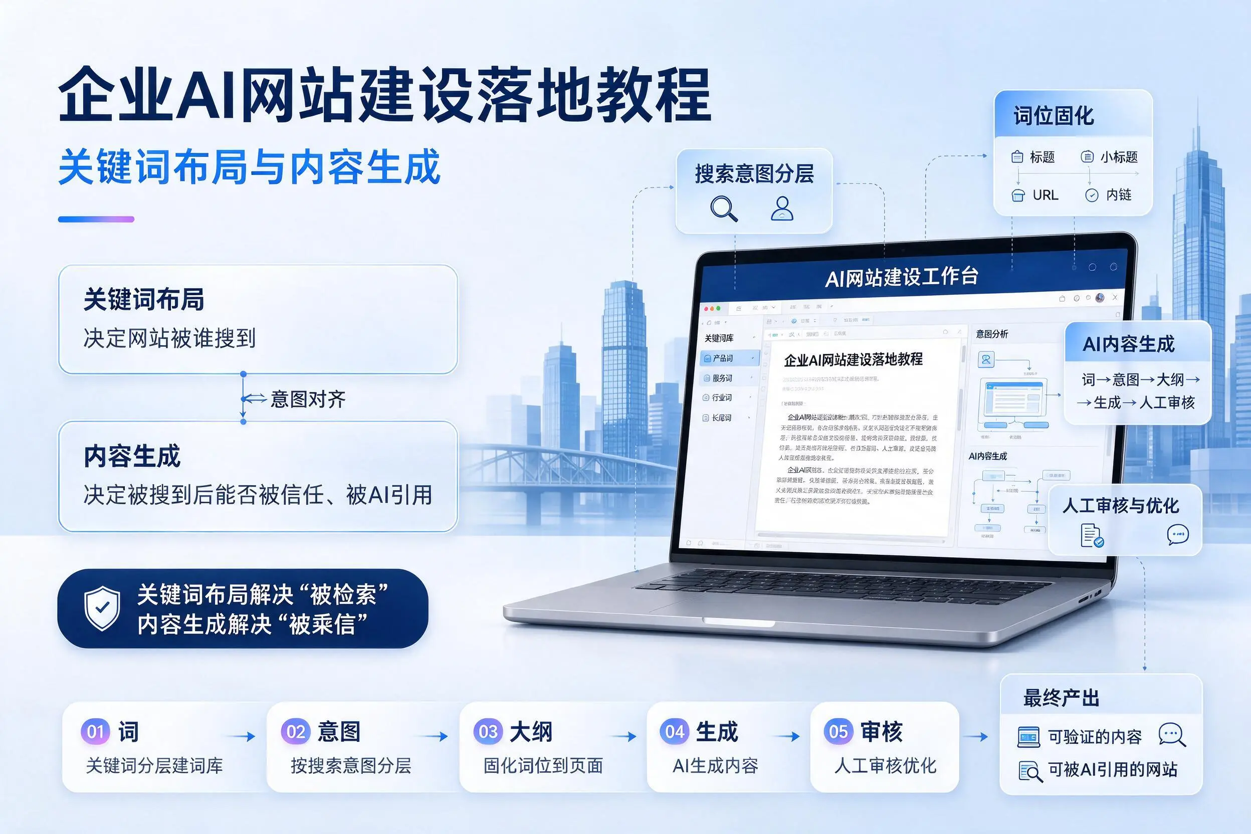 长治企业AI网站建设落地教程：关键词布局与内容生成