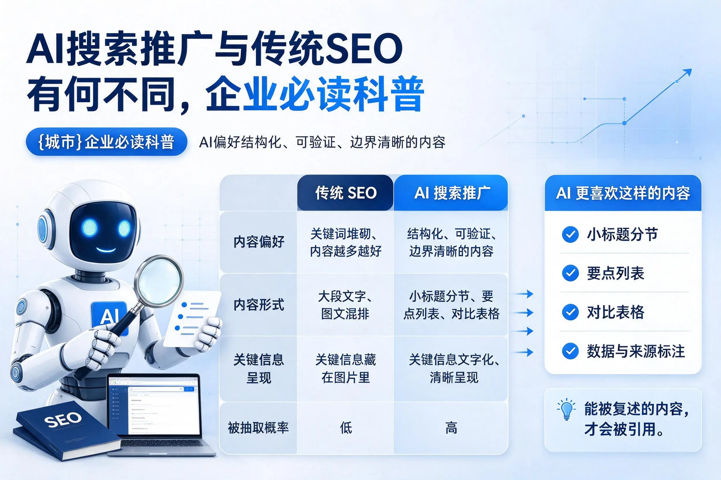 AI搜索推广与传统SEO有何不同，长治企业必读科普